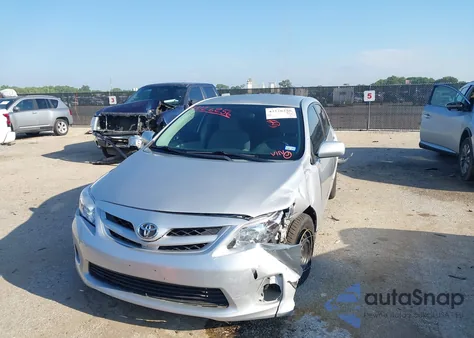 2011 Toyota Corolla Le z USA, uszkodzony, nr VIN 2T1BU4EEXBC605225